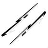 2Pcs Car Sticker Decal Vehicle Body Installation Waterproof Decor Scratch for Window SUV