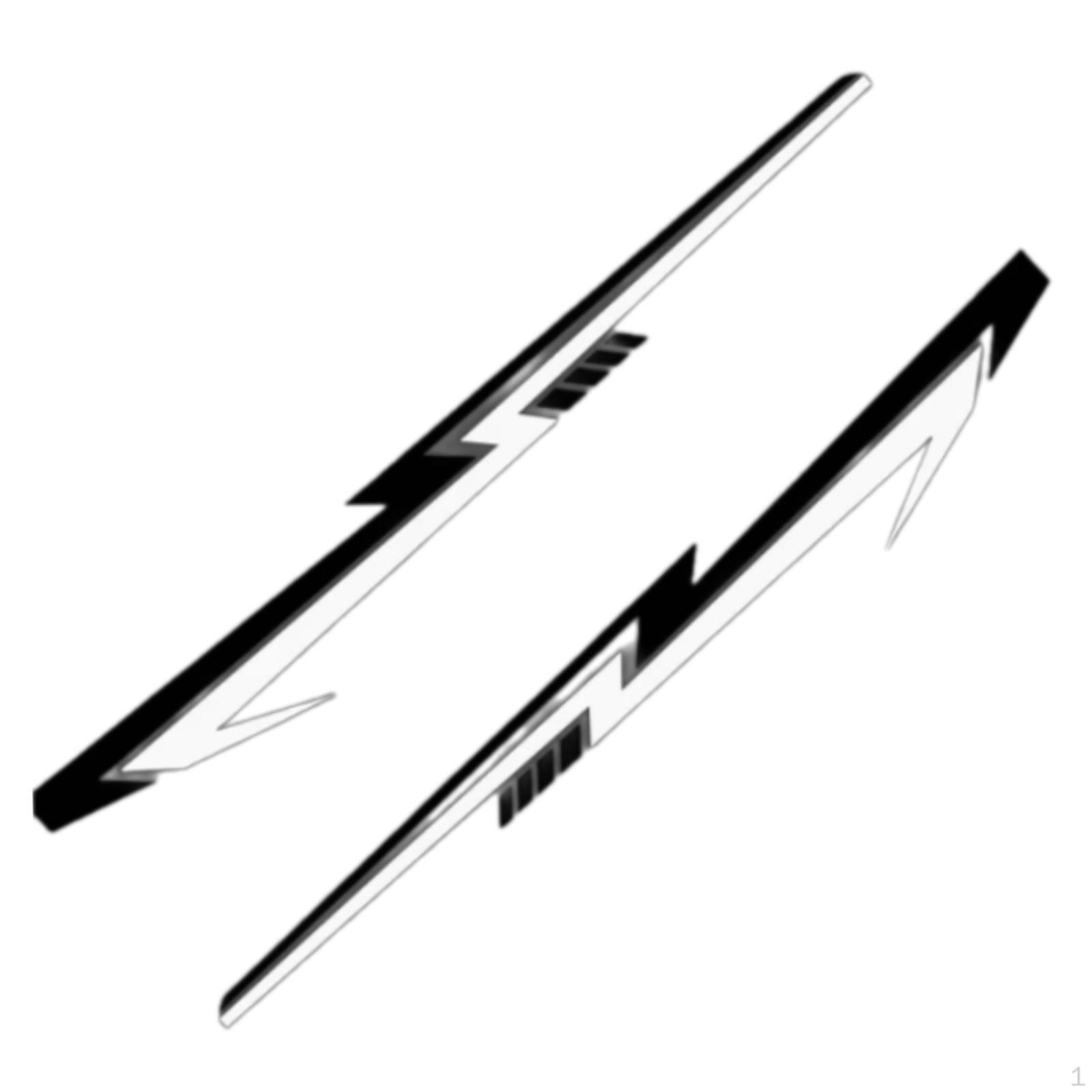 

2Pcs Car Sticker Decal Vehicle Body Installation Waterproof Decor Scratch for Window SUV