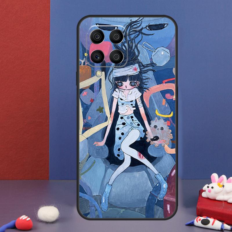 Cartoon Aesthetic Aya Takano Case For Samsung Galaxy M31 M21 M11 M13 M54 M34 M14 M56 M36 M16 M53 M32 M52 M35 M55 M15 M06