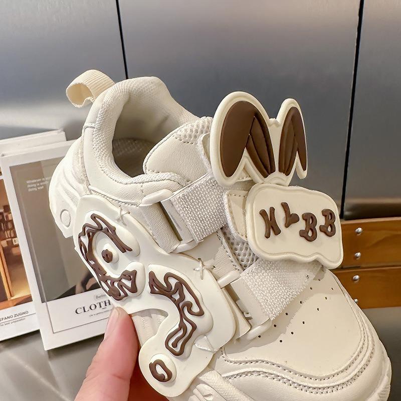 Весна и осень Новая детская обувь для девочек Спортивная обувь с заячьими ушками — фото 13