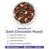 True Elements Dark Chocolate Muesli – Whole Grain Cereal with Real Dark Chocolate, Nuts & Berries