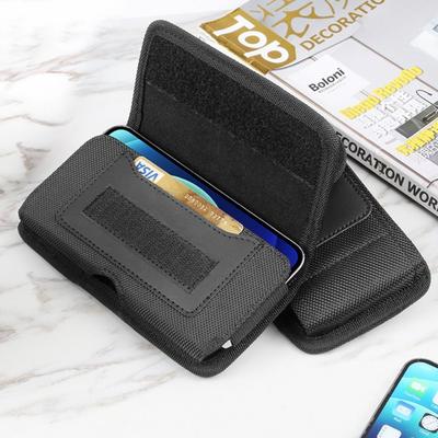 With Belt Loop Mobile Phone Waist Bag Vertical Wear-resisting Nylon Cell Phone Belt Clip Attached Durable