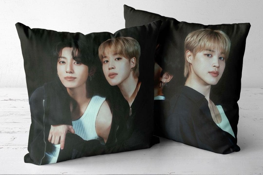 [USED] BTS cushion cover - Ige Maja - Jungkook & Jimin