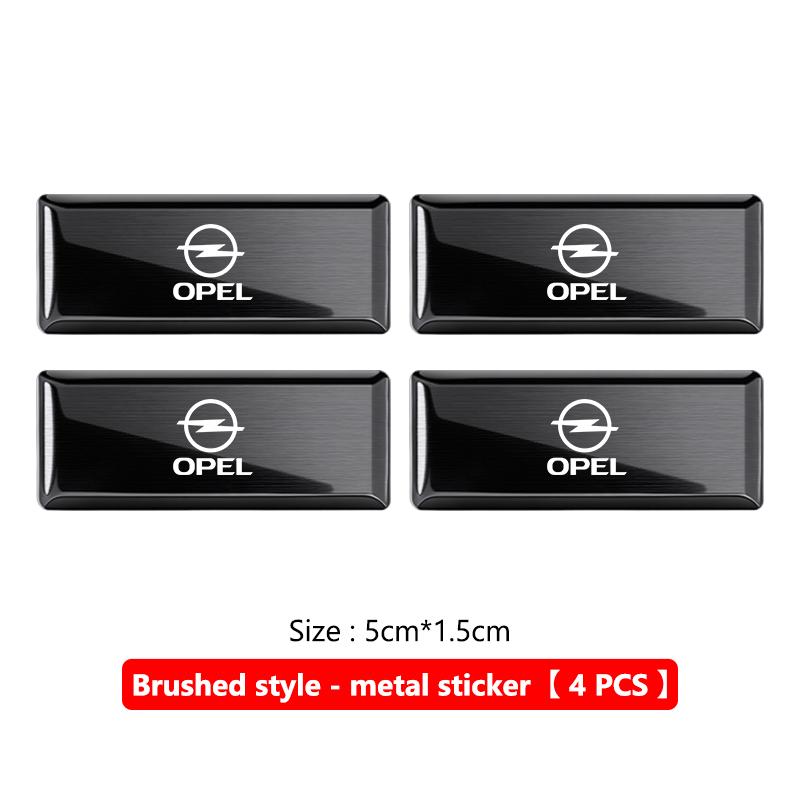 Dla logo samochodu Opel Naklejka na karoserię Emblemat ze stopu aluminium Naklejki samochodowe Odznaka Astra G J F K Vectra C H Corsa C B D Omega