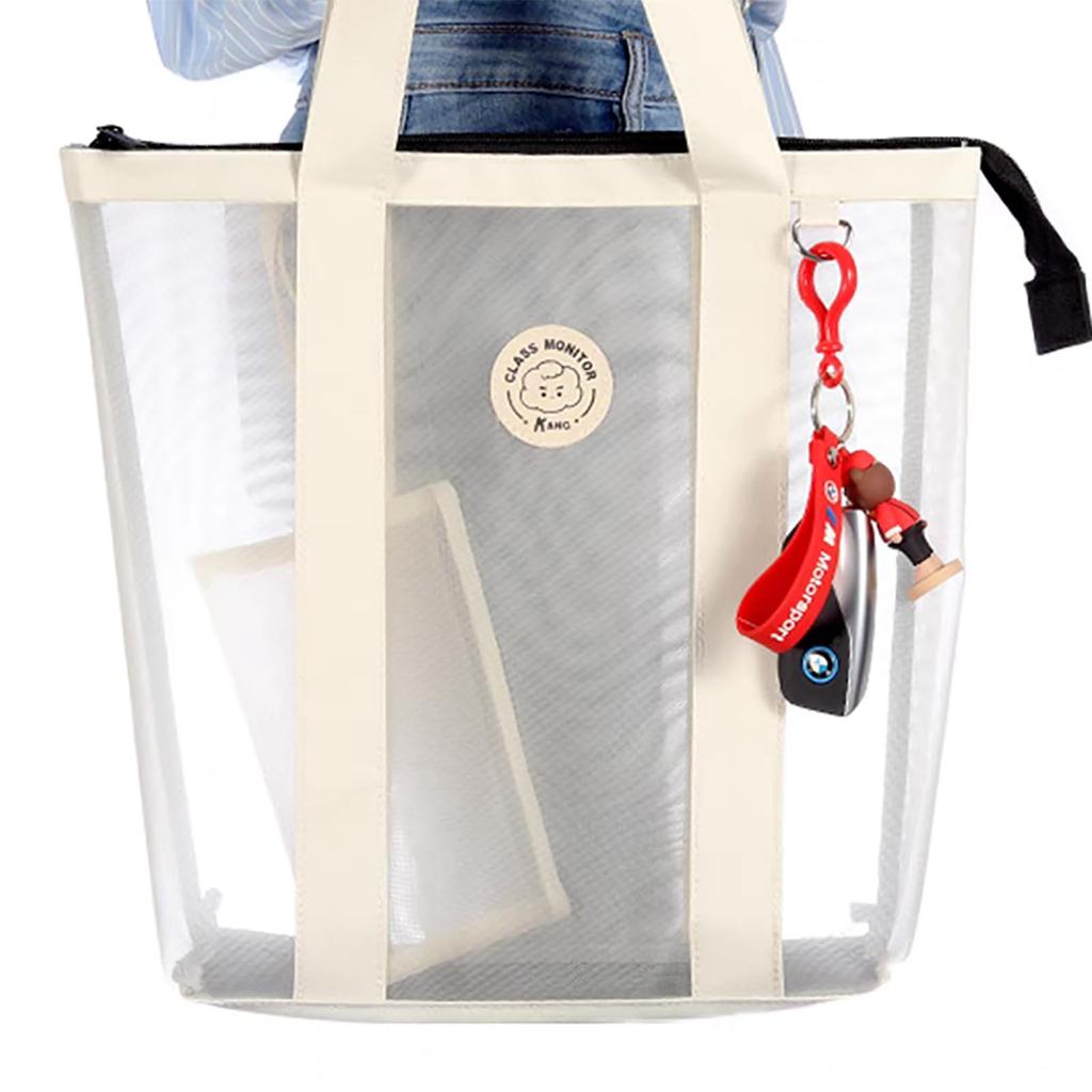 Kimstore Beach Pool Spa Large Perfect for Hot and Lightweight Travel Mesh Tote Pool Vinyl Swimming Shoulder Bag Bag, Bag, Bag, Capacity, Quick-Drying