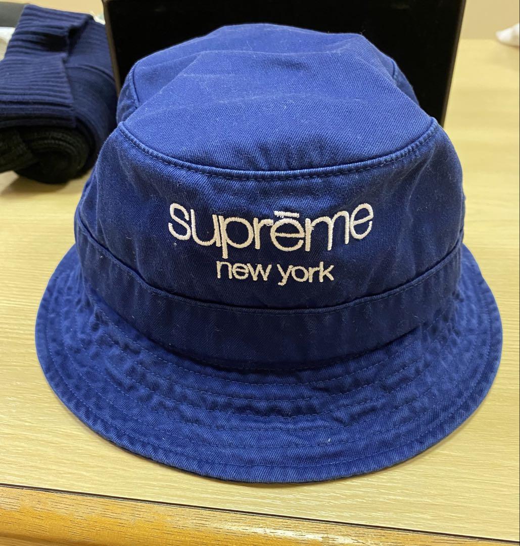 

[Б/У] Панама Supreme из твила чинос темно-синяя