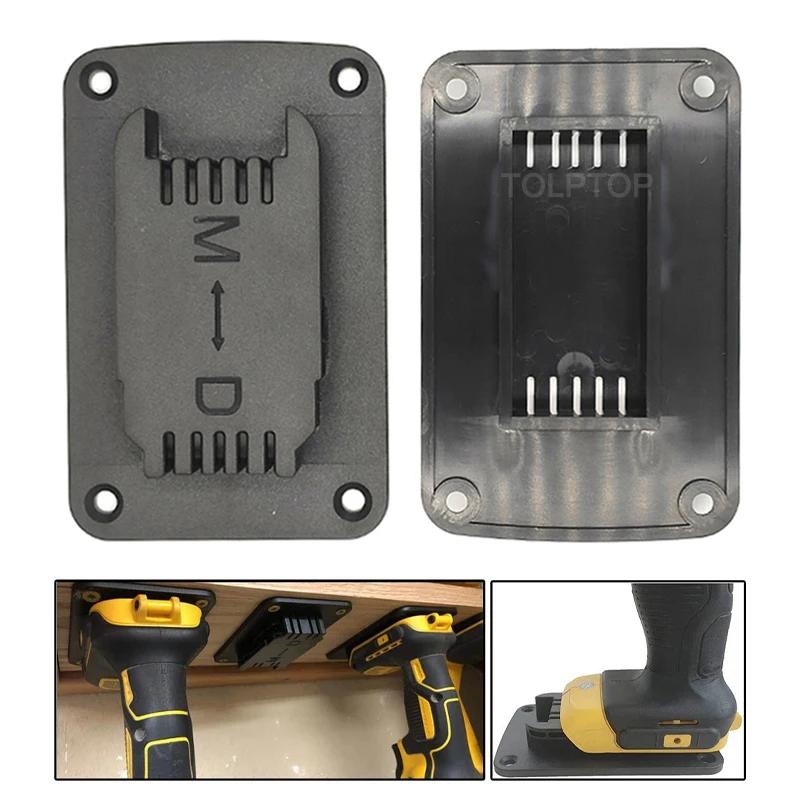1pc Tool Mount for Dewalt 14.4V 18V 20V Drill Mount Fit for Milwaukee 18V Tool Holder Rack Fixing Devices For Shelves Walls