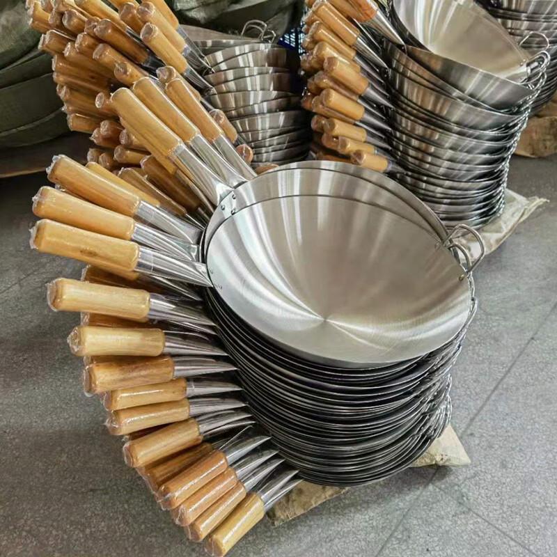 Stainless Steel Round Bottom Wok