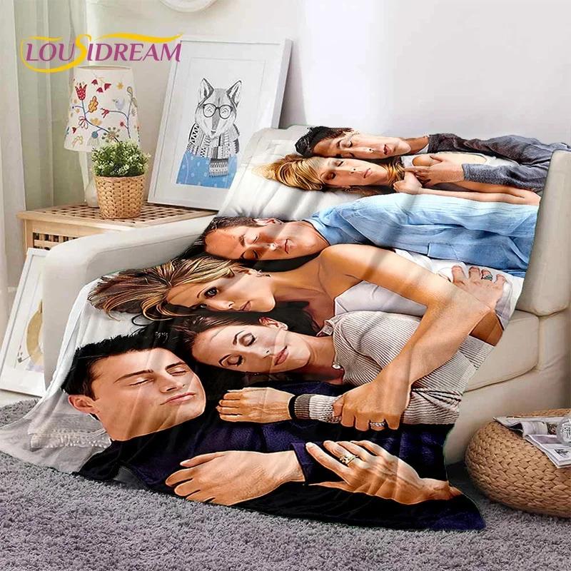 Latest Friends Classics TV 3D Soft Flannel Blankets,Throw Blanket Comfortable Blanket for Picnic Beds Sofa Home Bedroom Gift Kid