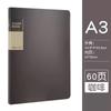 File Folder  A3  20/30/40/60 Pocket Picture Album Document Bag  8k Folder Art Work Collection Organizer Office Student Supplies