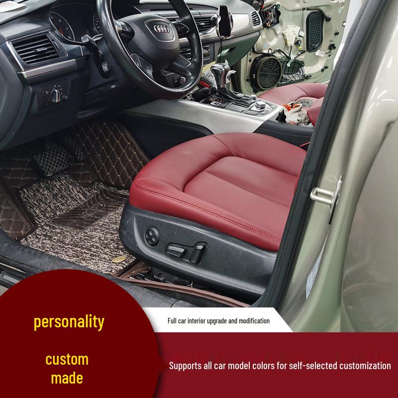 Leather Replacement Covers for A6 A8: Seat, Interior, Console, Dashboard Renovation