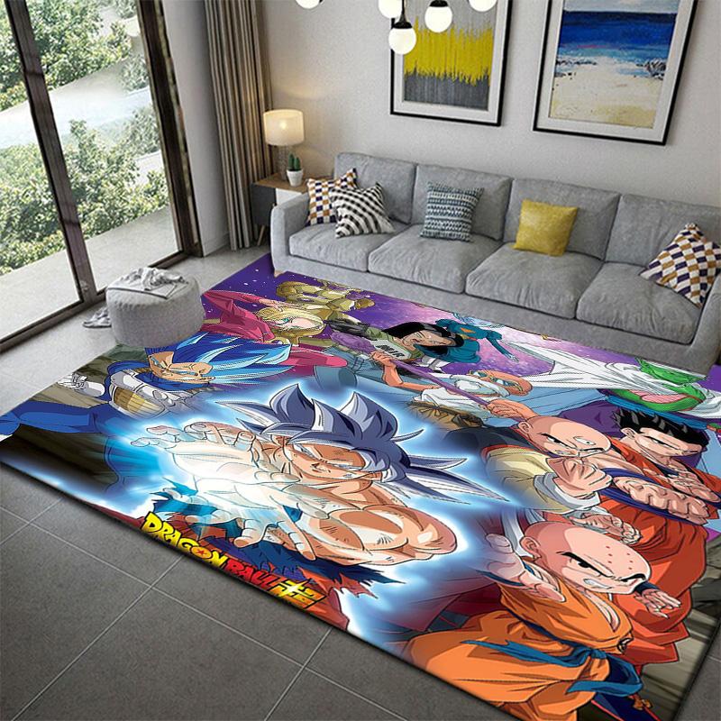 

Dragon Ball Creative Home Art Pattern Ruganime soft washable cartoon floor carpet 60x90cm