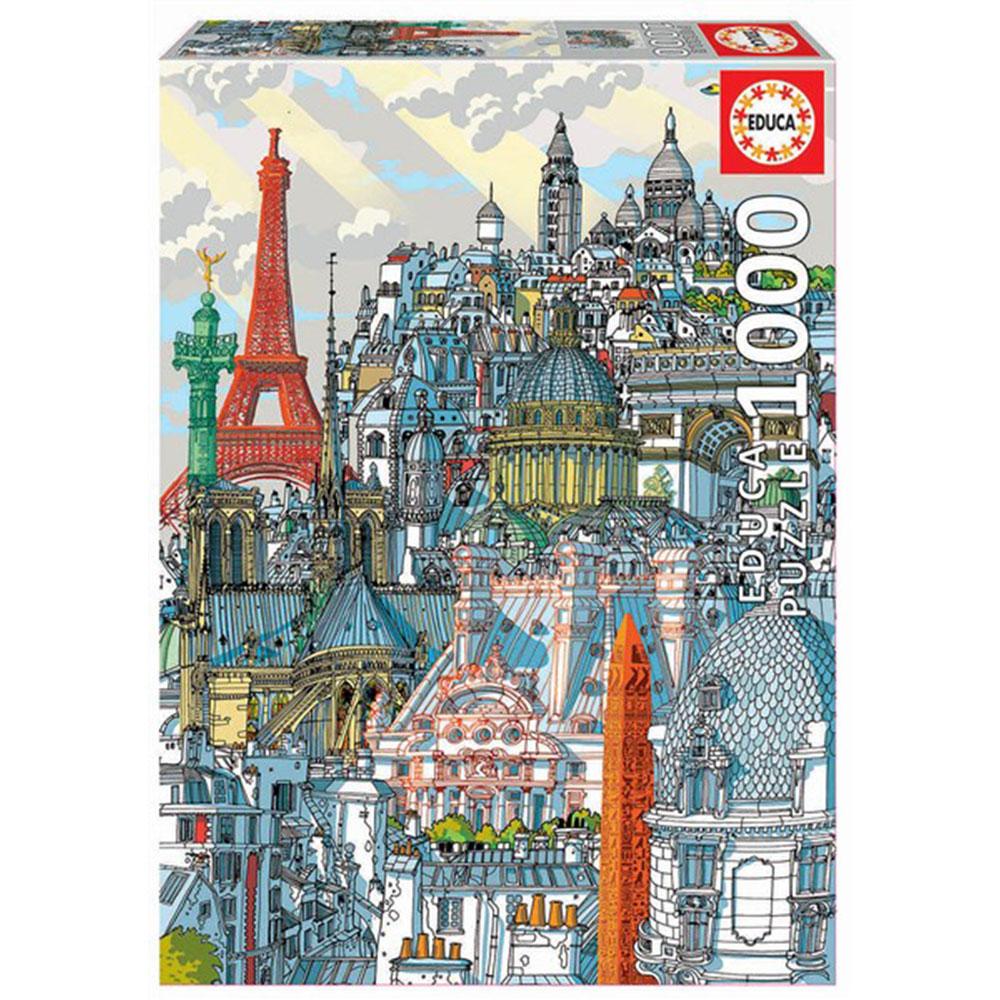 

Educa Paris, Carlo Stanga Jigsaw Puzzle 1000pcs