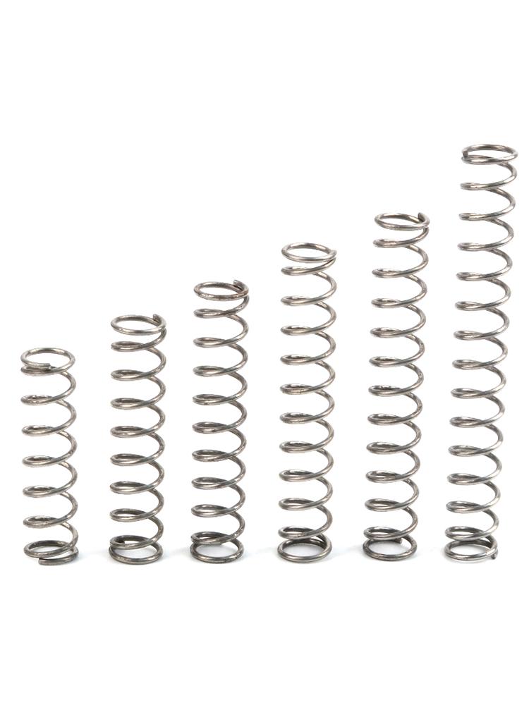 Y-förmige Edelstahl-Druckfeder, 0,6 mm Draht, 7-12 mm Außendurchmesser