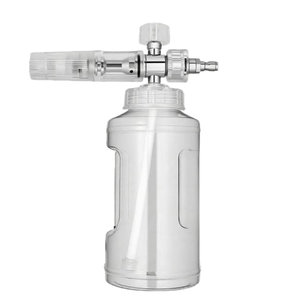 Foam Spray Bottle Pressure Washer Foam Spray Bottle 1/4 Quick Connect 1L Adjustable Car Wash Spray Fan Shaped Spray Bottle