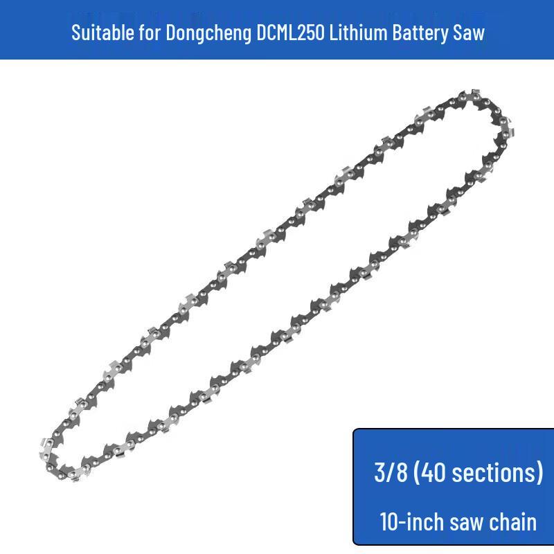 

Dongcheng 10-inch Chainsaw Chain (3/8 Pitch, 40 Links) CN plug (adapter included)