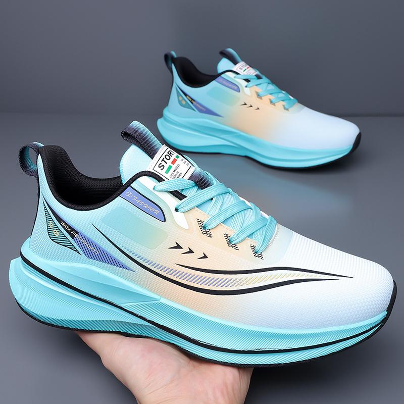 

Мужские спортивные кроссовки для бега 2025 повседневные карбоновая пластина марафон дышащие легкие женские удобные атлетические нескользящие кроссовки 38