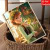 Disney Pearl Painting Princess Anna Pearl Dress DIY Pearl Art Painting Pearl Gem Painting Pictures Crafts Special Shape Home Wall Decoration
