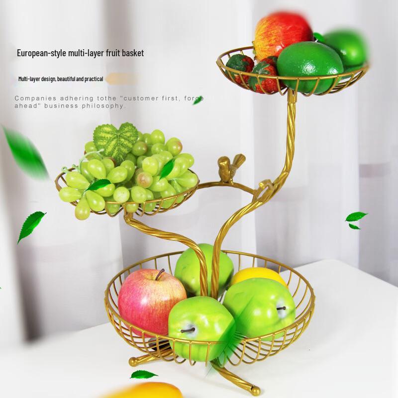 Modern Multi-layer Metal Fruit Basket