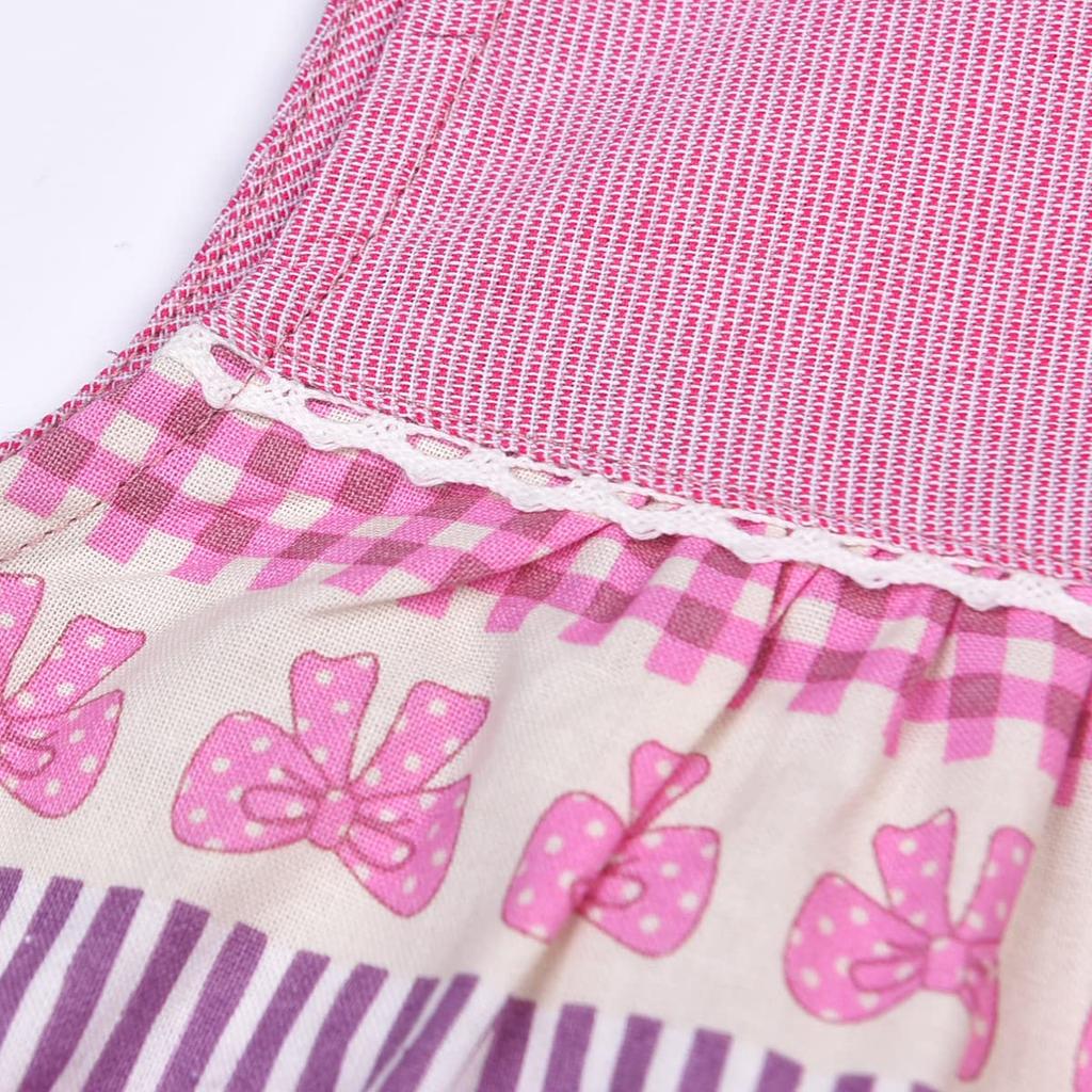 Kusguru Japan Kinder Schürze Lila 100cm KAP108-01
