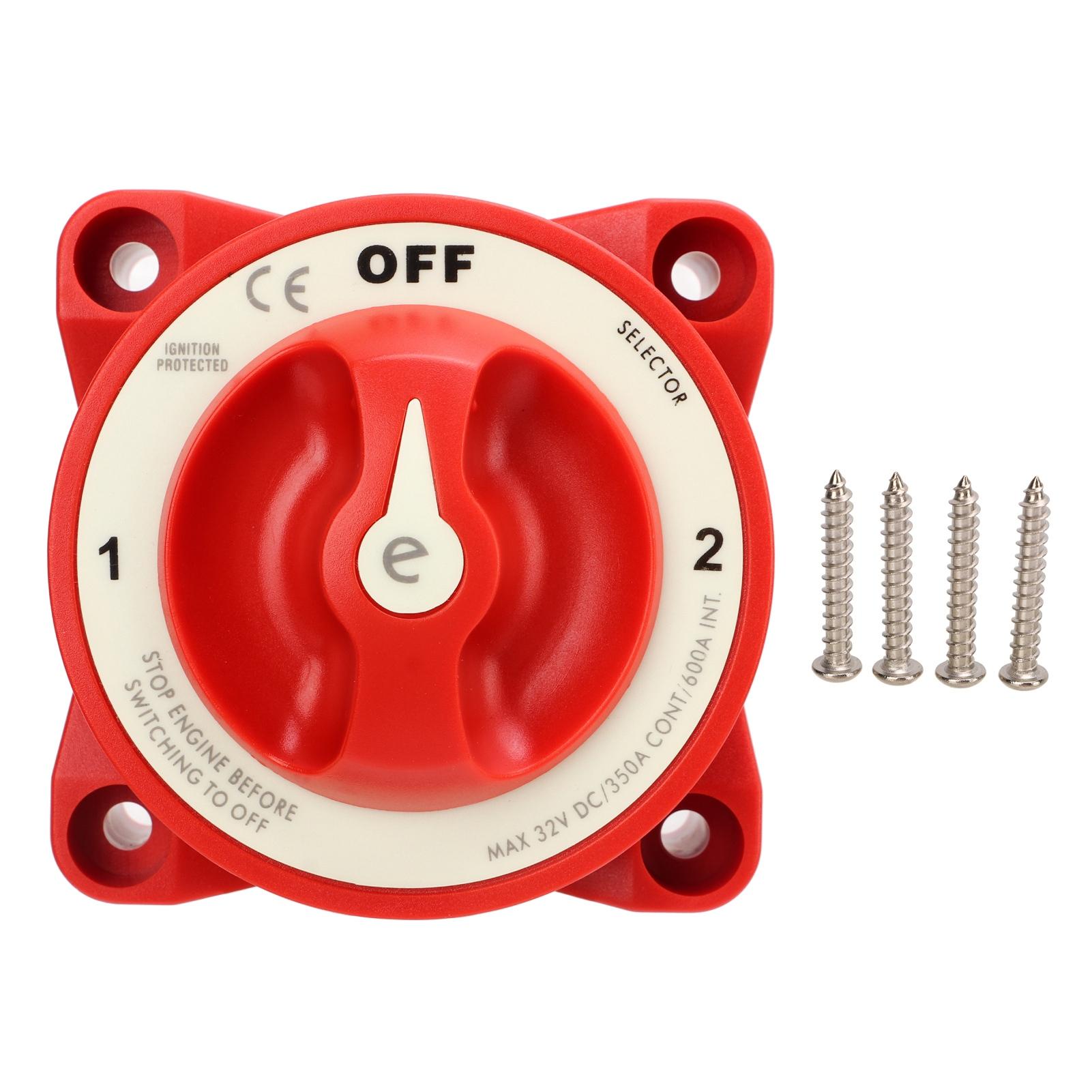 

Выключатель массы Отключение питания Аварийный выключатель Изолятор 3 уровня 350А 32В постоянного тока для автодома, морского судна, лодки