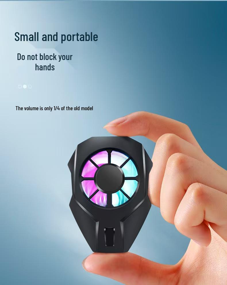 2025L-01 Mobile Phone Cooler: Instant Refrigerating Back Clip for Gaming with Three-Second Cooling.