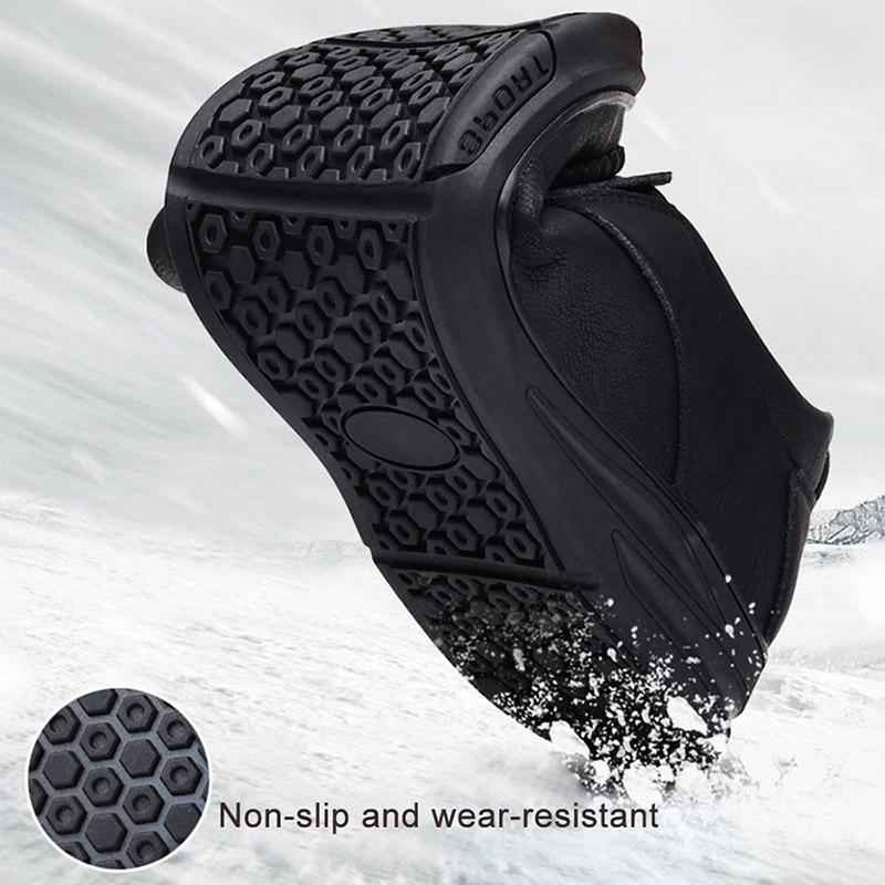 Winter Plüsch Lederschuhe Herren Halbschuhe Weiches Rindsleder Herren Freizeitschuhe Neue Herrenschuhe Schwarz Braun Slip-on Herrenschuhe