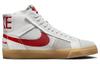 Nike Sb Zoom Blazer Mid Premium Deconstructed White University Red Gum FD5113-100