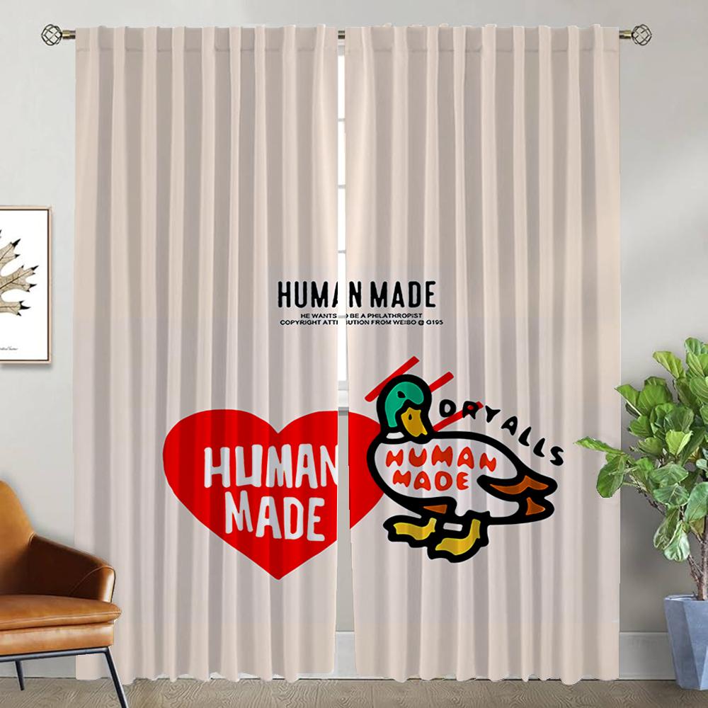 

Humanes Made Modern Living Room Curtains for Camera Tulle for Bedroom Window Curtain Shades Partition Home Interior Curtains W50xH70cmx2pcs-CL