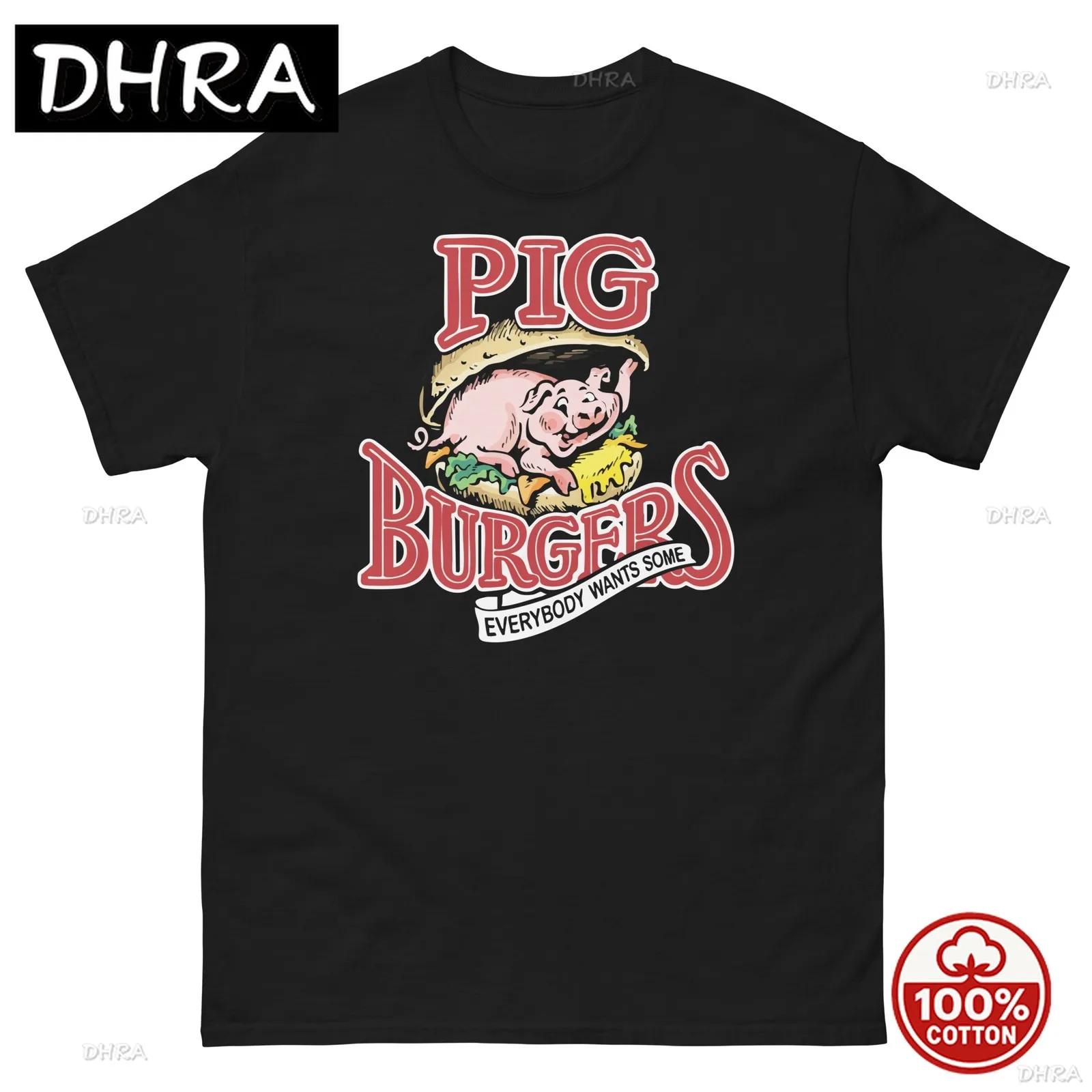 PIG BURGERS Black Better Off Dead Graphic T Shirt Unisex Classic Tee Boyfriend Crew Neck Tee Aesthetic Vintage Unisex Casual Top S