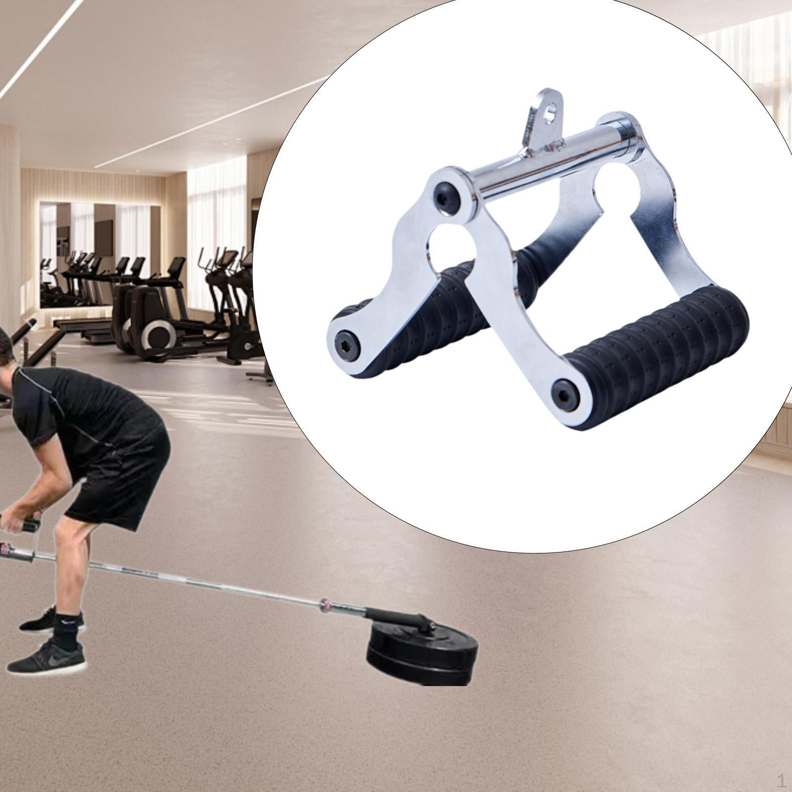 

Аксессуар для штанги Landmine Handle с двойными D-образными рукоятками для силовых тренировок серебряный