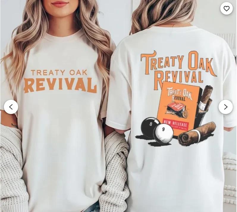 TREATY OAK REVIVAL Print T-Shirt
