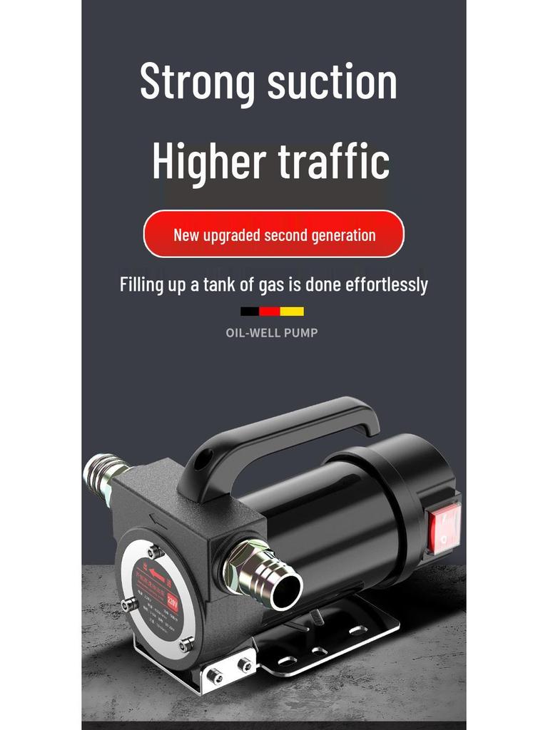 Electric Oil Extractor Pump - 12V/24V/220V Diesel Self-Priming Fuel Transfer Pump
