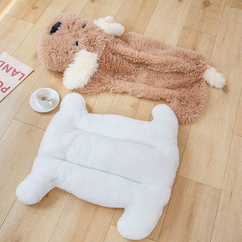60/100cm Giant Plush Dog Lying Toys Stuffed Soft Dog Plush Pillow  Cartoon Animal Floor Seat Pillows Cushions Gifts Home Decorr