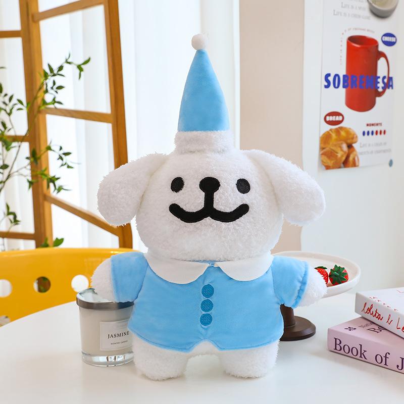 Korean Line Dog Doll Dog Plush Toy Children's Doll Birthday Gift Pillow Rag Doll