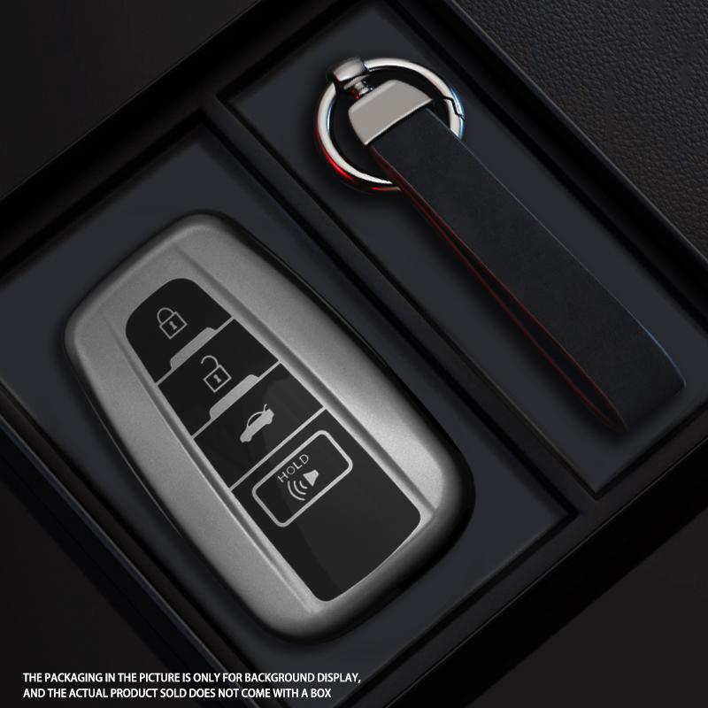 Black Warrior Style Tpu Car Key Case Cover Fob For Toyota Camry Rav4 Highlander Avalon C-Hr Prius Corolla Gt86
