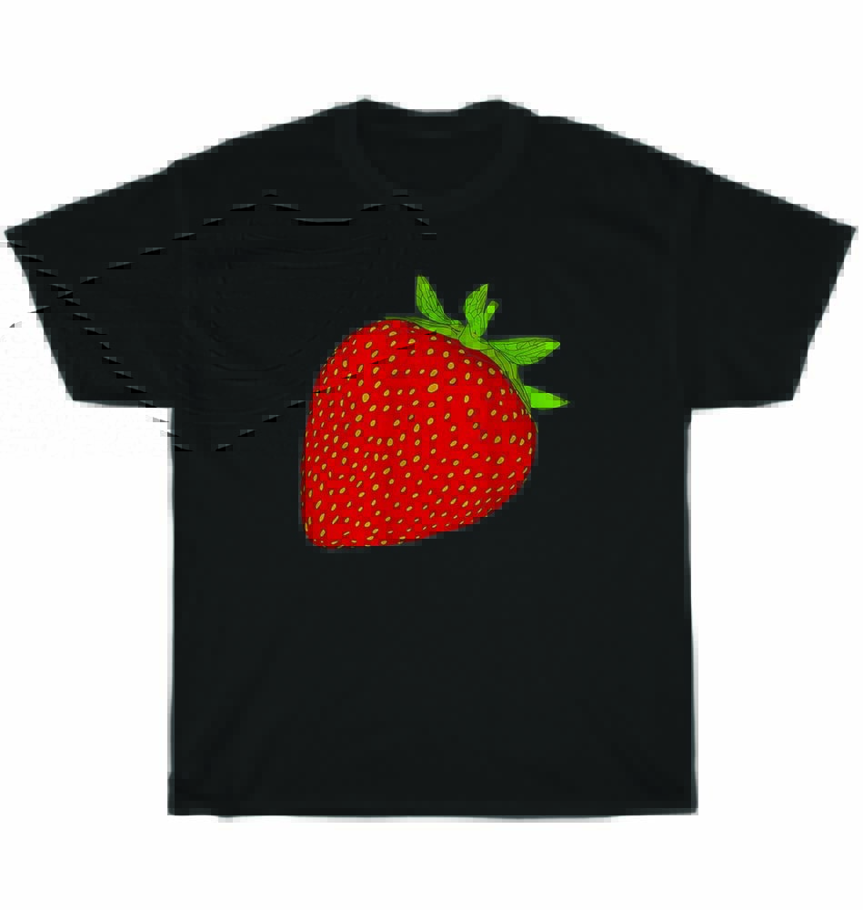

Strawberry Fruits Strawberrys Health Vegan Lovers T-Shirt Unisex Funny Tee Gift 2XL