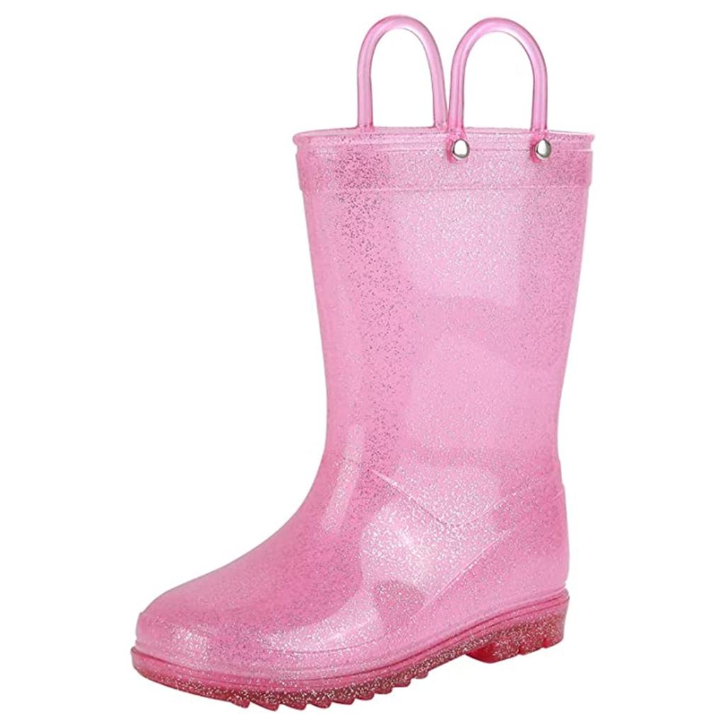Fashion Litfun New Summer Rain Boots For Girls Boys Rubber Waterproof Platform Children Shoes Soft Sole Outdoor Comfort Rain Kids Boots