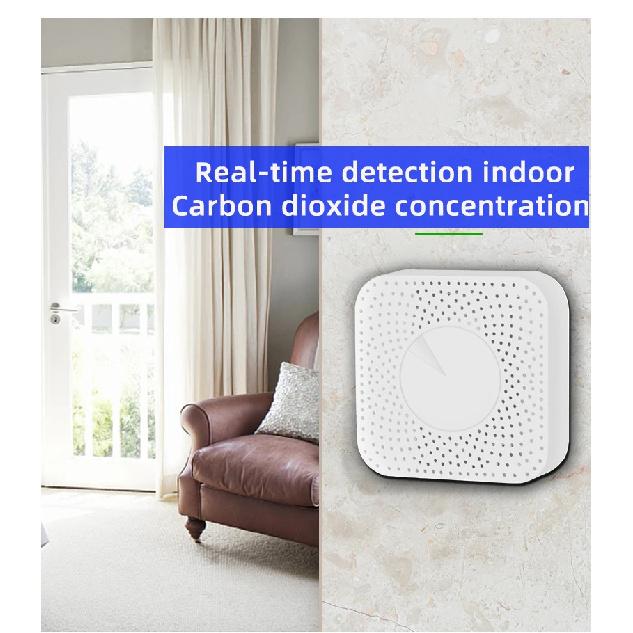 Tuya Smart WiFi/ZigBee Carbon Dioxide Meter NDIR High-Precision Real-Time Detection Intelligent Linkage Home School CO2 Detector