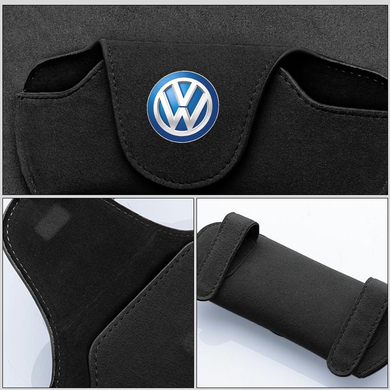 Suede Car Interior Sun Visor Glasses Box Sunglasses Storage Clip For Volkswagen VW Scirocco Jetta Beetle Golf Passat Polo Tiguan Zr0