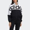 adidas Neo W Icons CE+ Woven Sports Jacket with Stand-Up Collar and Contrasting Logo Print Women Jacket Black GP5425
