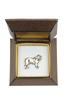 Neapolitan Mastiff, Mastino Napoletano I - Dog brooch in a gift box, elegant pin, lapel pin for Art-Dog brand jacket
