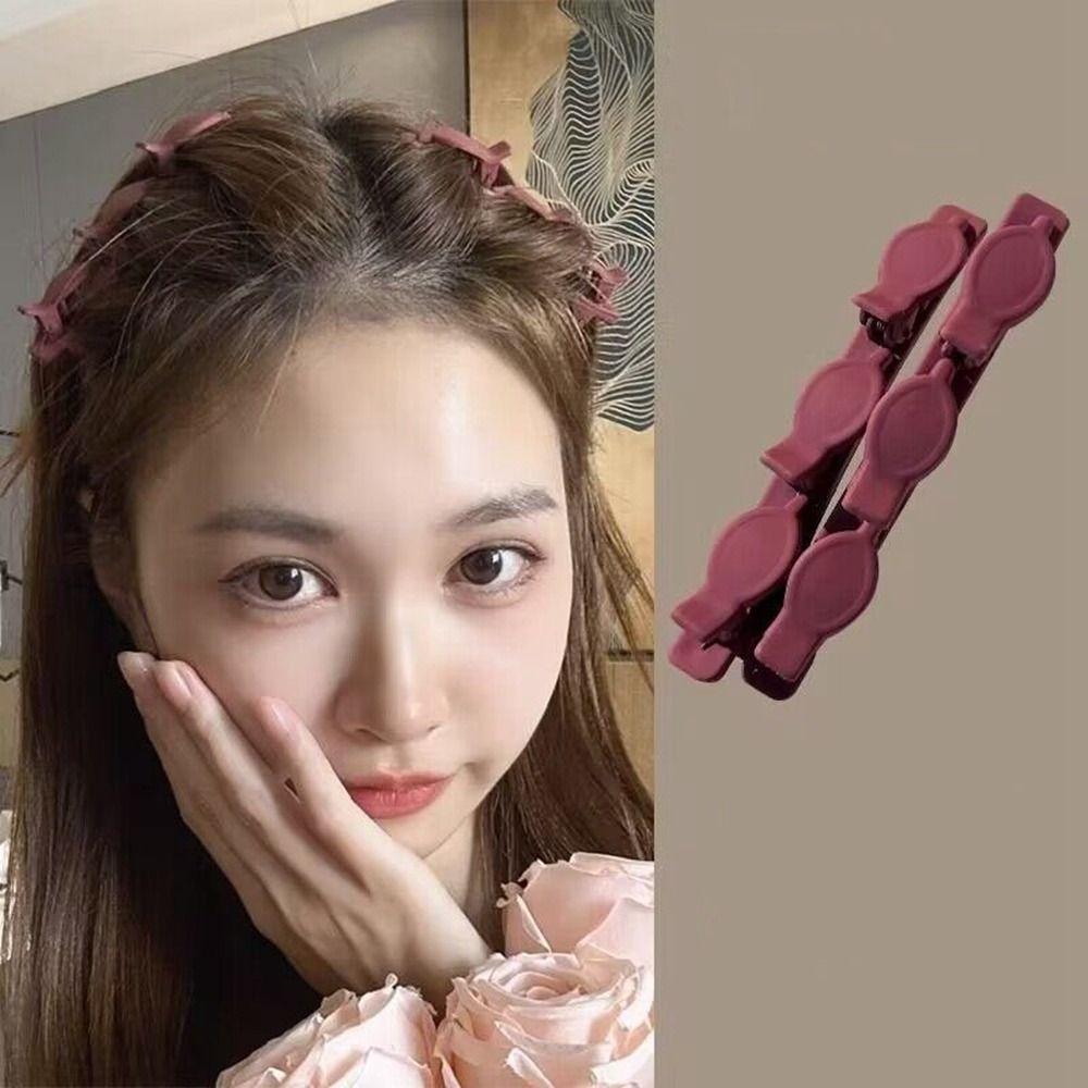 Side Barrettes Braided Hair Clip Korean Style Bangs Clip Elegant Duckbill Clip  Streetwear