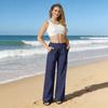 Women's Casual Loose Pants Straight Wide Leg Pants Casual Pants