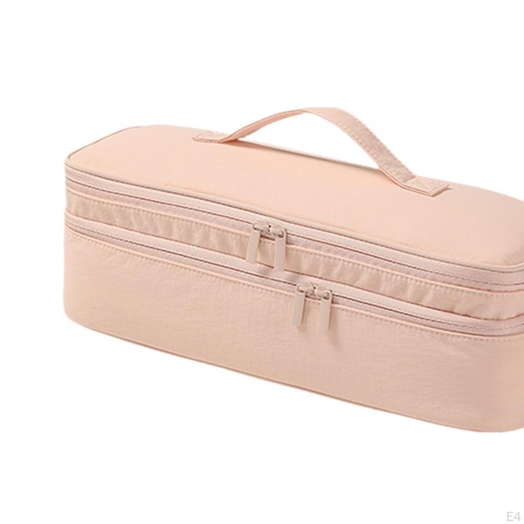 Storage Case, Carrying Case with Double Zipper, Professional Hairdressing Tool Organizer