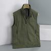 Outdoor Spring and Autumn Fishing Vest Men Loose Mountaineering Photography Vest Jacket Cardigan Stand Collar Vest Vest Men