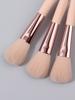 3PCS wooden handle makeup brush, blush brush, highlight brush, contour brush, special facial beauty tools for makeup artists