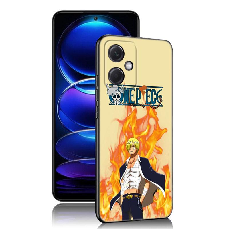 

Аниме One Piece Sanji черный силиконовый чехол для телефона Xiaomi Redmi Note 10 11 11S 12 13 4G 8 9 11T Pro 5G Plus 8T 9S 10S 12S Redmi Note 11T 5G