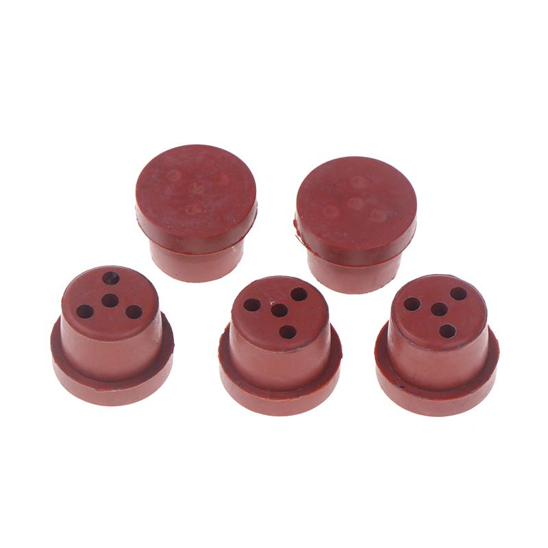 

5Pcs Gasoline Fuel Tank Plug Methanol Oil Leak Stopper Model Dedicated Rubber Spigot For Rc Diy Aircraft Parts червоний