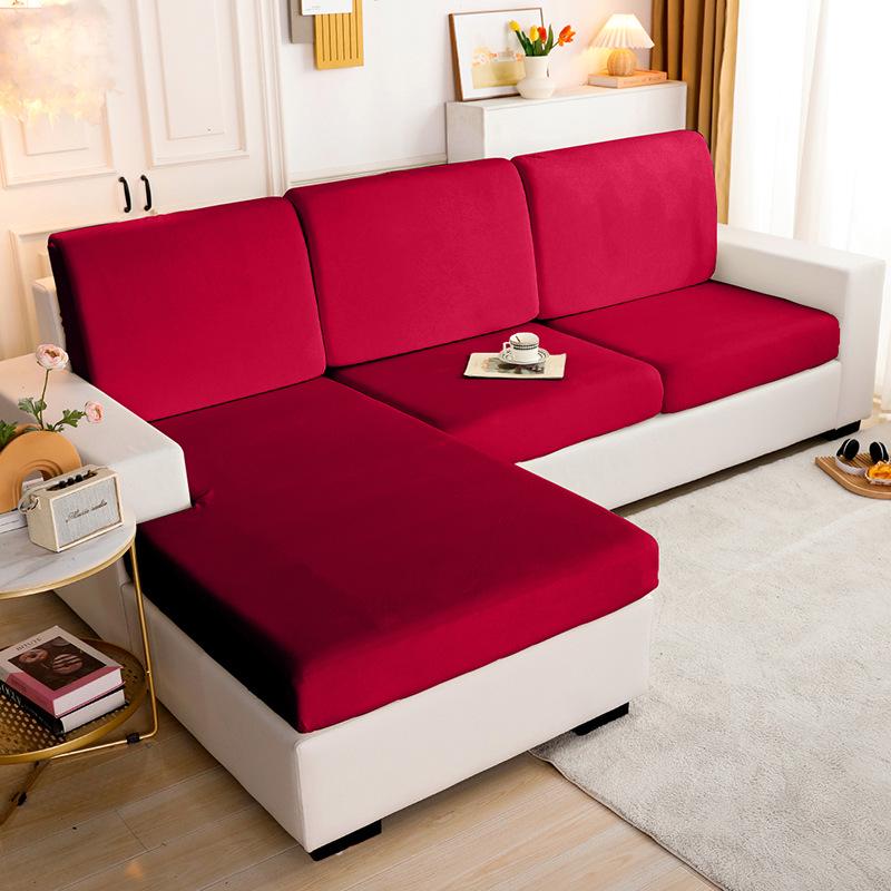 

Еластичний чохол на подушку дивана - Всеохоплюючий, Універсальна тканина для всіх сезонів Single (Length 50-65cm Width 40-65cm) вина червоного кольору
